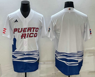 Men's Puerto Rico Baseball Blank White 2023 World Baseball Classic Stitched Jerseys,We sell and wholesale Men's Puerto Rico Baseball Blank White 2023 World Baseball Classic Stitched Jerseys on line form chian!